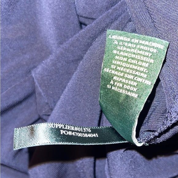 Lauren Ralph Lauren Sleeveless Ruched Size 10 recently dry cleaned EUC💙 - Picture 8 of 8